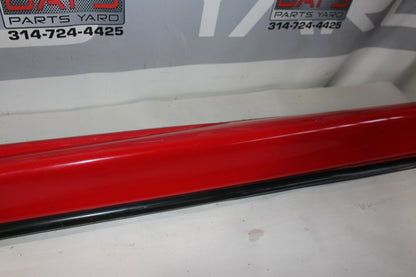 2006 Pontiac GTO LH Driver Rocker Molding Panel Red OEM - Day's Parts Yard
