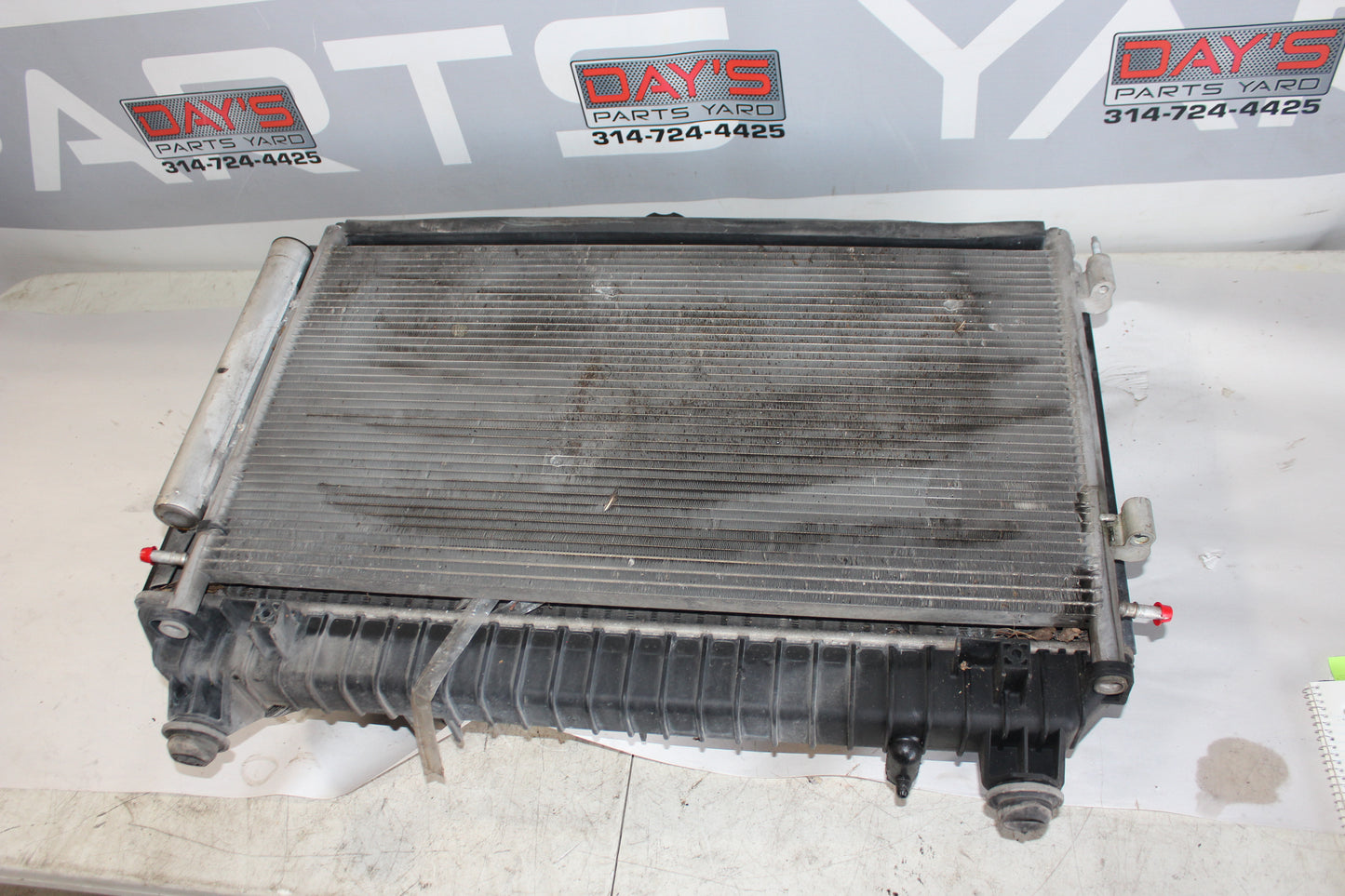 2015 Chevy Camaro SS 1LE Cooler Assembly Radiator AC Condenser Duel Electric Fan OEM - Day's Parts Yard