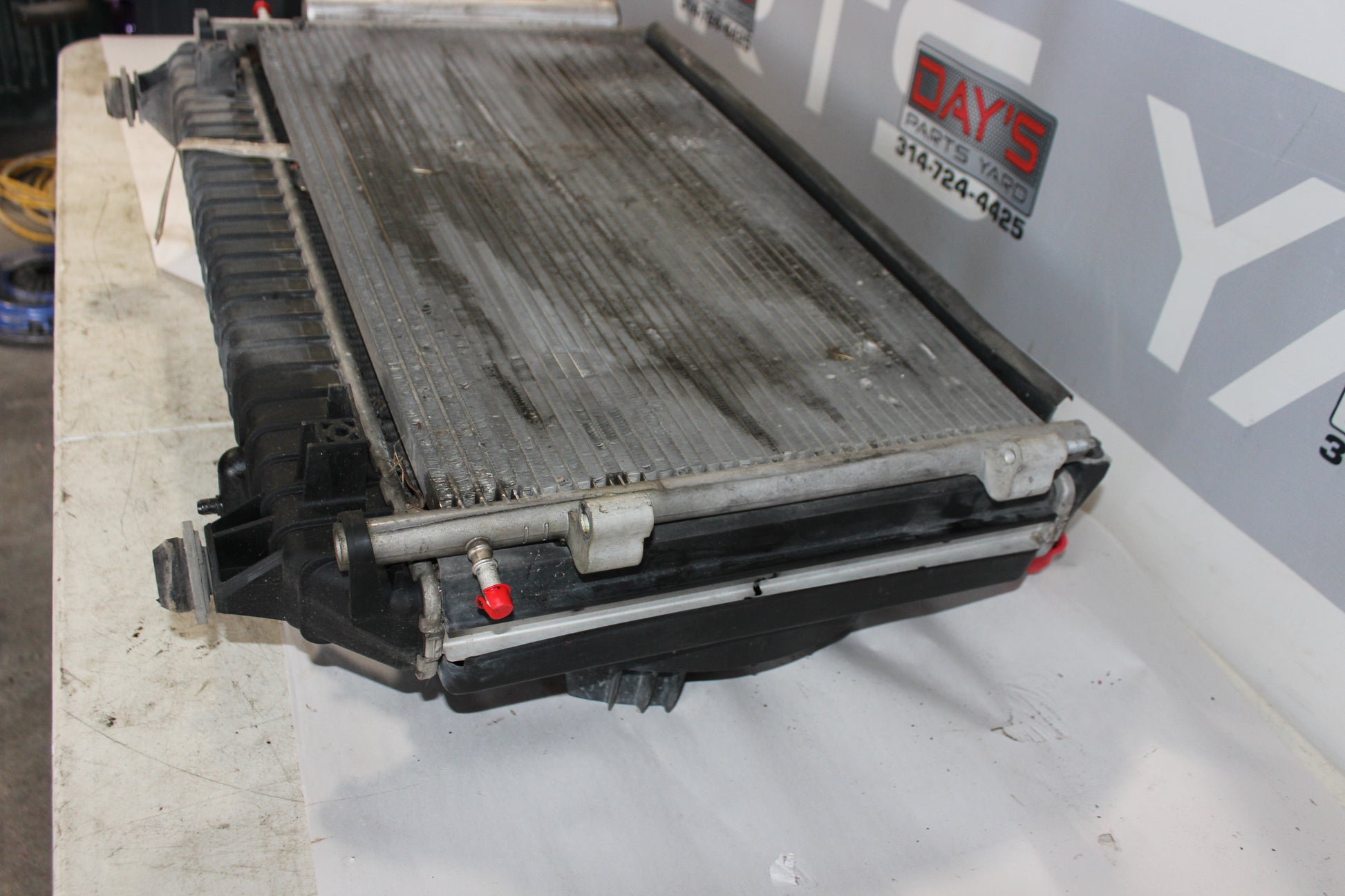 2015 Chevy Camaro SS 1LE Cooler Assembly Radiator AC Condenser Duel Electric Fan OEM - Day's Parts Yard