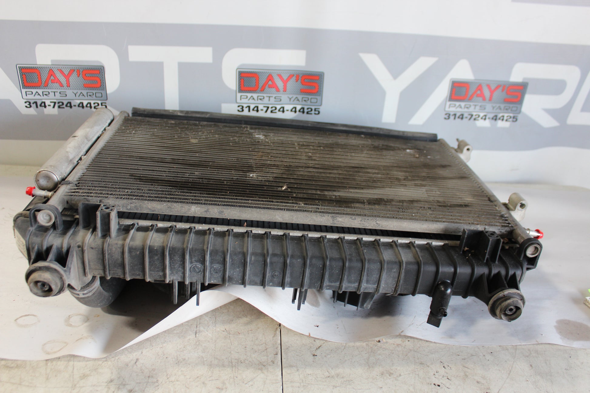 2015 Chevy Camaro SS 1LE Cooler Assembly Radiator AC Condenser Duel Electric Fan OEM - Day's Parts Yard