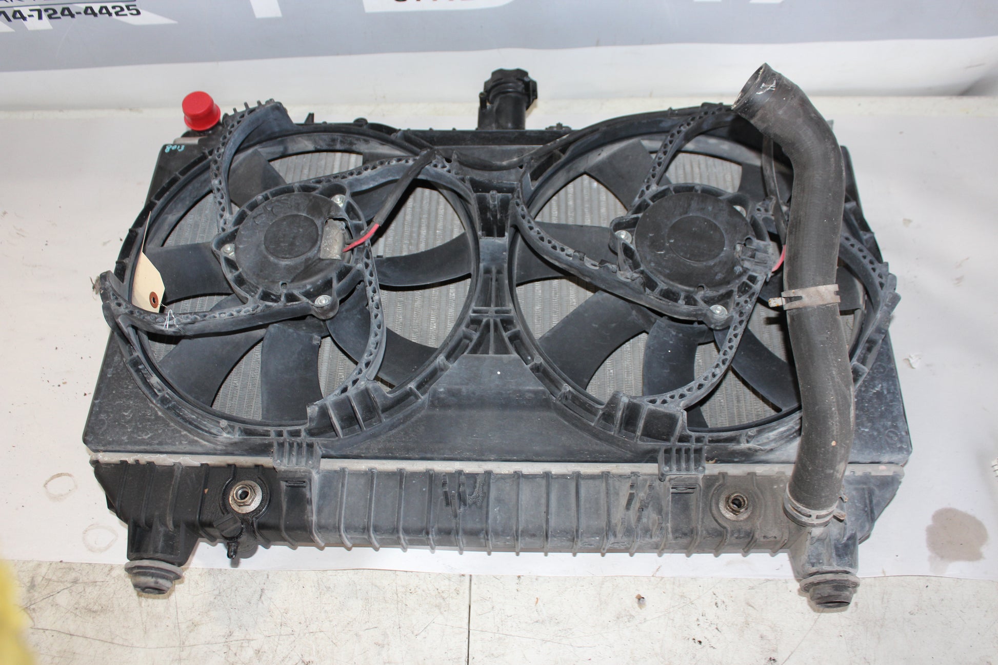 2015 Chevy Camaro SS 1LE Cooler Assembly Radiator AC Condenser Duel Electric Fan OEM - Day's Parts Yard