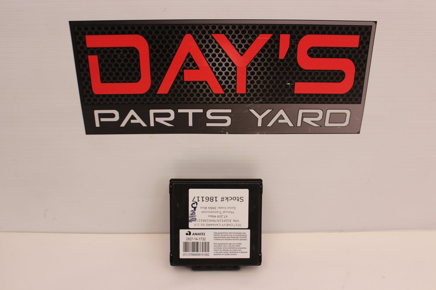 2017 Chevy Camaro SS 1LE Keyless Entry Module OEM