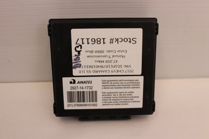 2017 Chevy Camaro SS 1LE Keyless Entry Module OEM