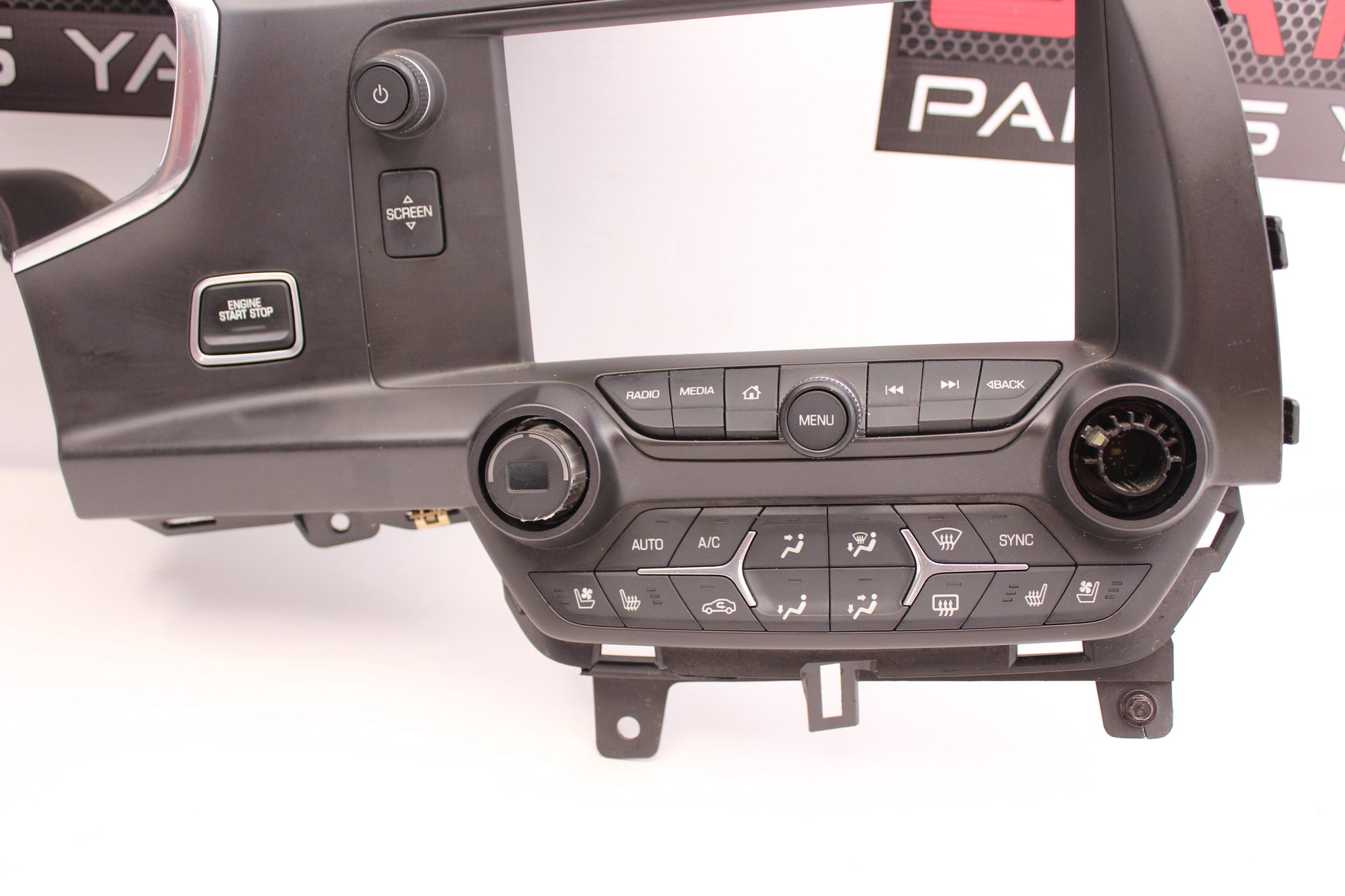 2015 Chevy Corvette Z06 Dash Climate Radio Control Switch Air Vent Bezel 23218535 OEM - Day's Parts Yard
