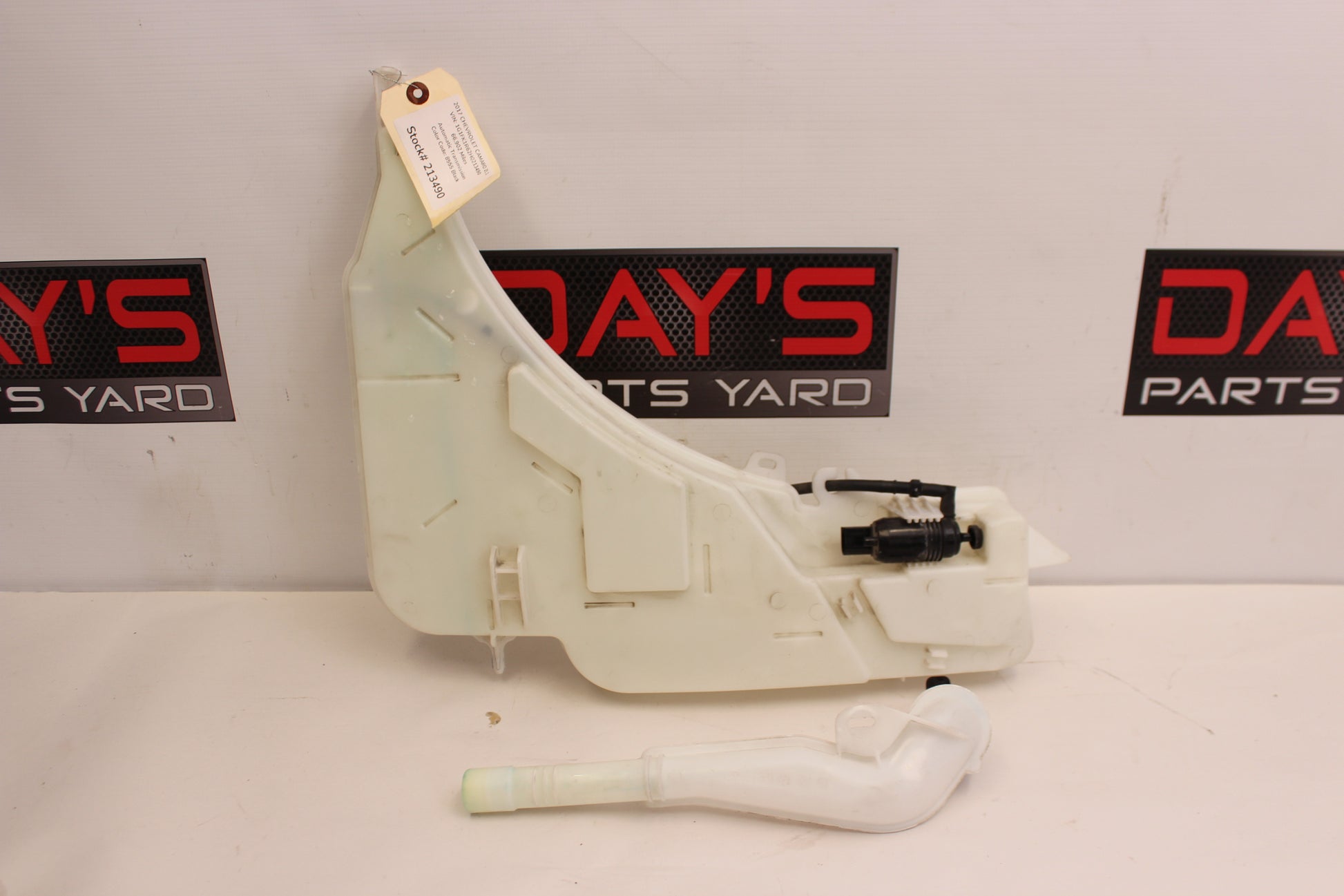 2017 Chevy Camaro ZL1 Windshield Washer Reservoir Tank 84030301 23133253 OEM - Day's Parts Yard