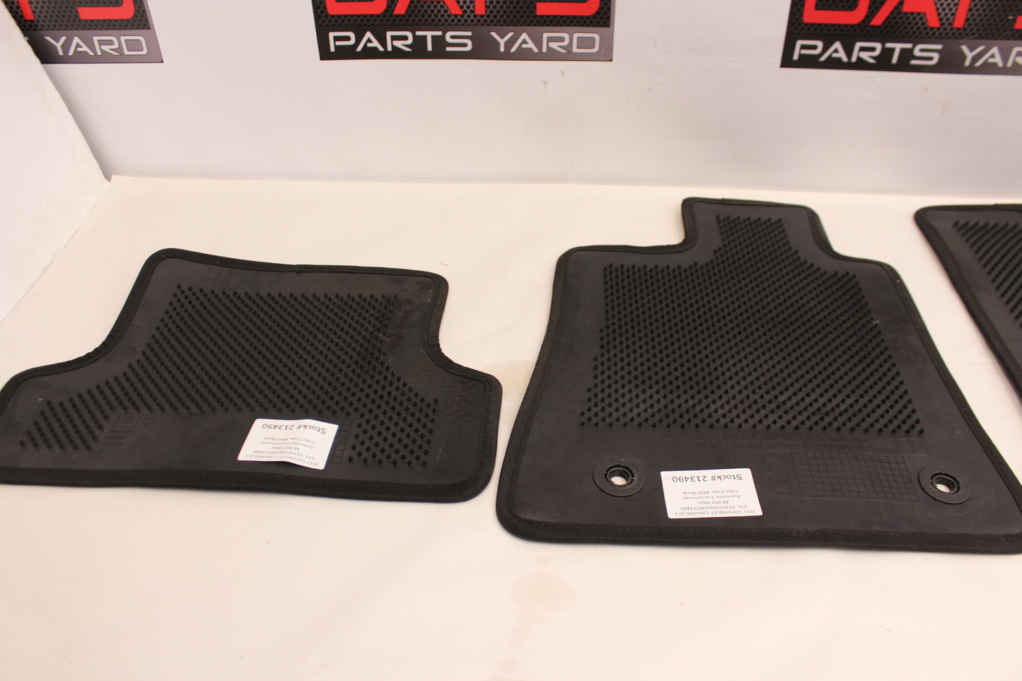 2017 Chevy Camaro ZL1 Floor Mats Complete Set - Day's Parts Yard