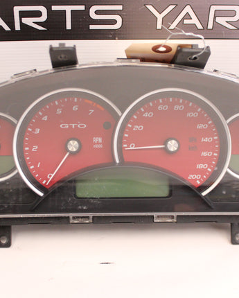 2006 Pontiac GTO Gauge Cluster Speedometer 92172960 OEM