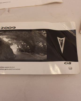 2009 Pontiac G8 GT Owners Manual OEM