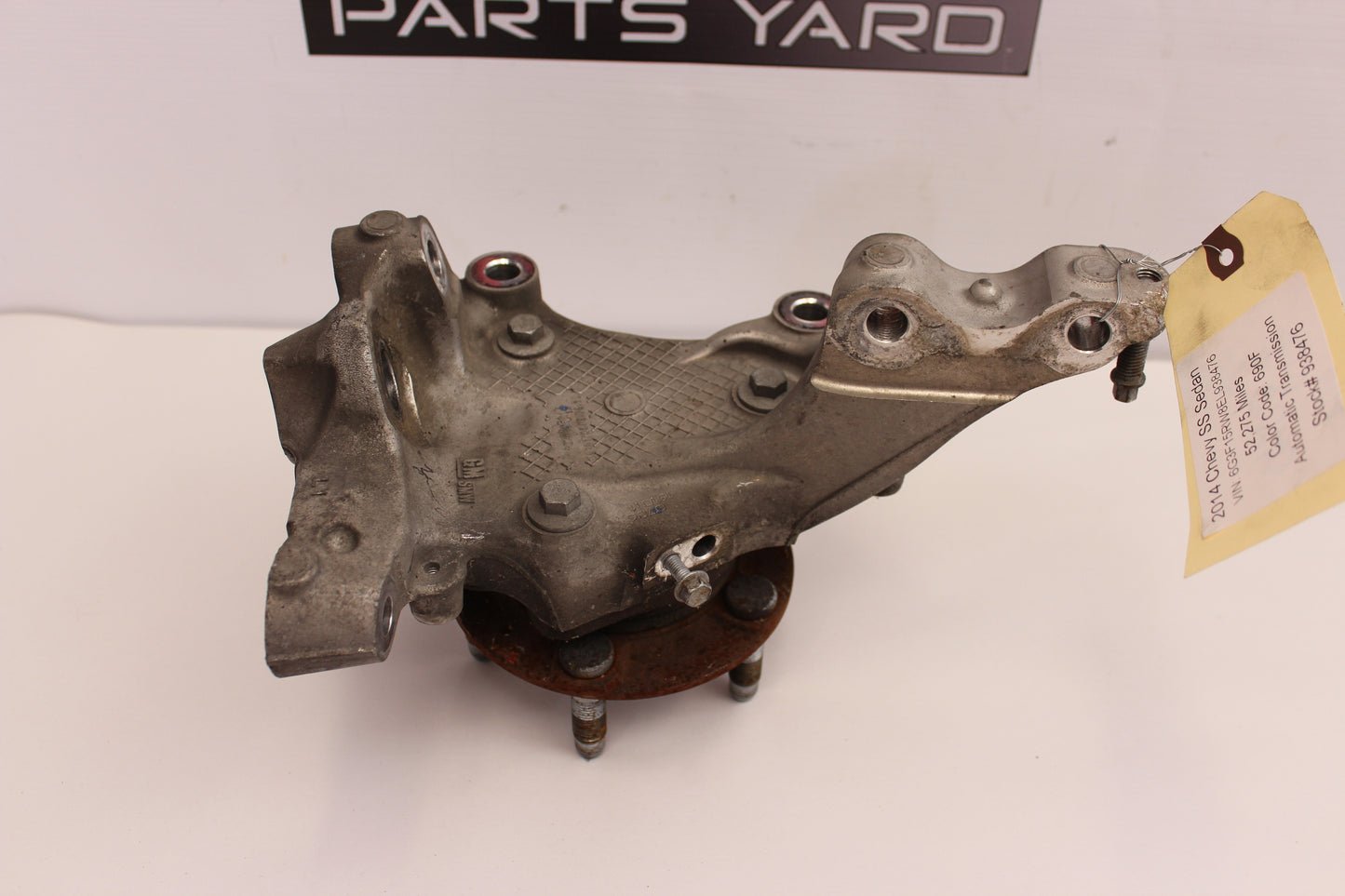 2014 Chevy SS Sedan LH Driver Front Hub Spindle Knuckle Assembly  OEM