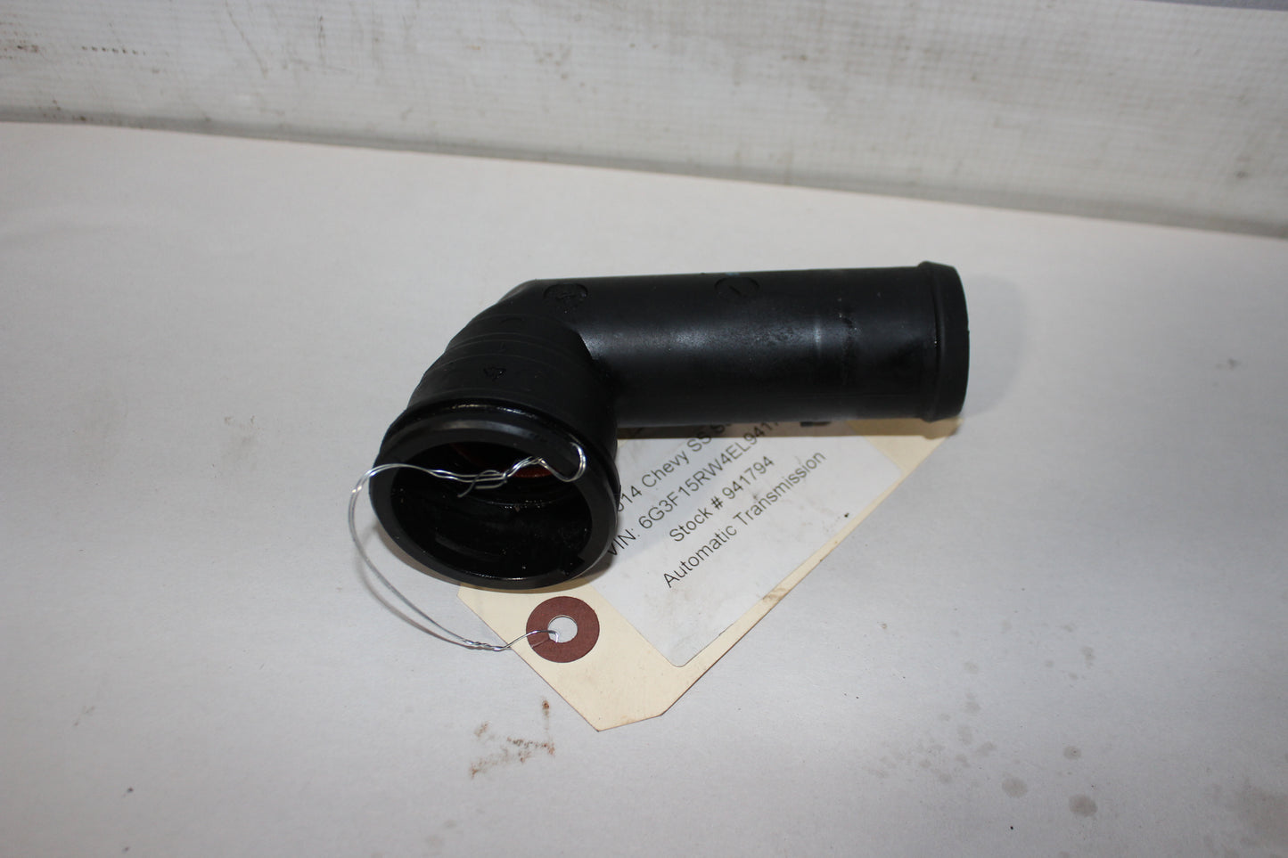 2015 Chevy SS Sedan Lower Radiator Coolant Hose Elbow OEM
