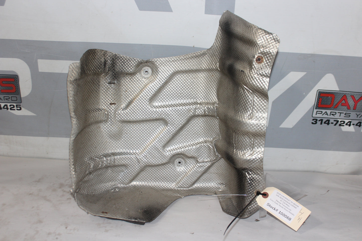 2015 Chevy SS Sedan LH Driver Exhaust Muffler Heat Shield OEM