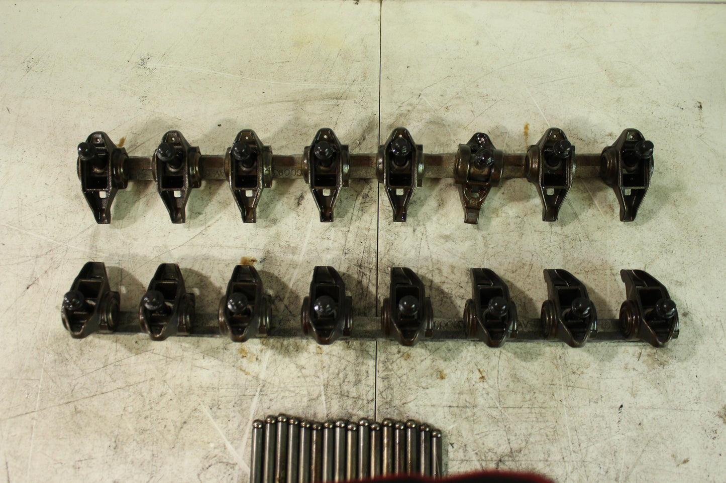 2015 Chevy SS Sedan Rocker Arms, Stands and Push Rods LS3 L76 L99 12600936 OEM