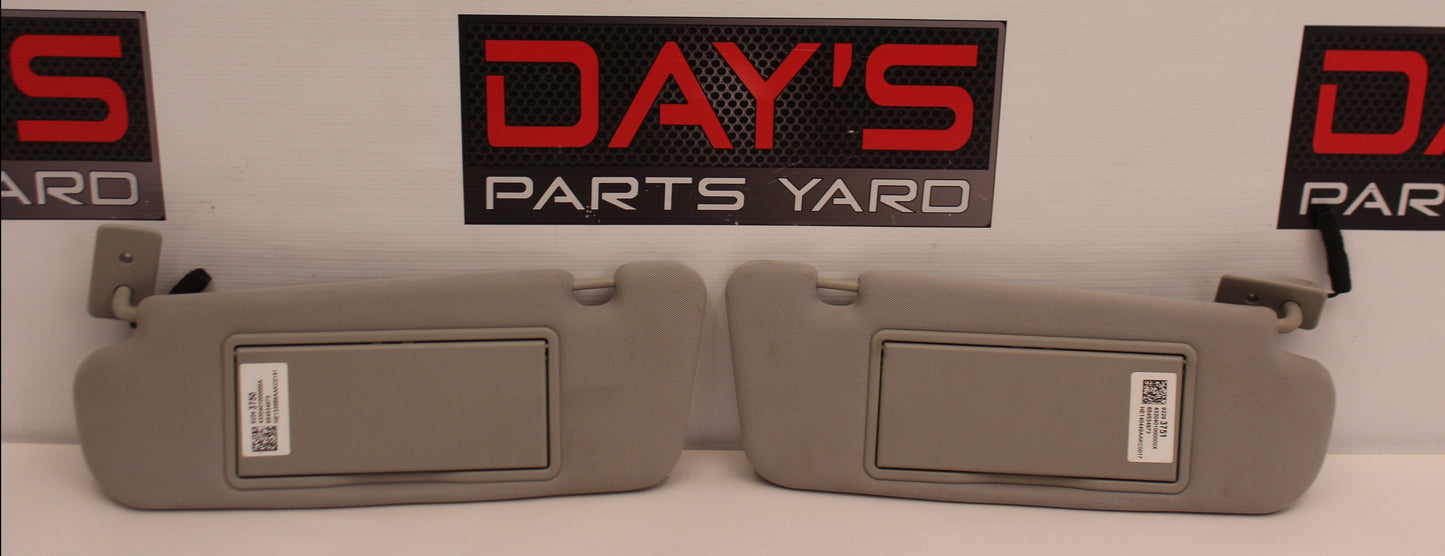 2015 Chevy SS Sedan RH & LH Sun Visor Sunvisor Set OEM - Day's Parts Yard