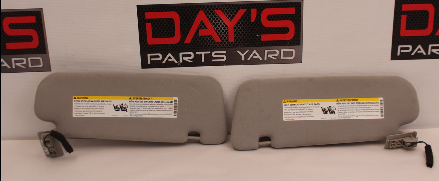 2015 Chevy SS Sedan RH & LH Sun Visor Sunvisor Set OEM - Day's Parts Yard