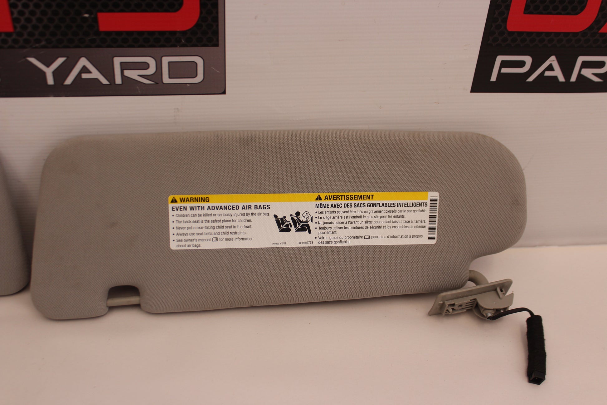 2015 Chevy SS Sedan RH & LH Sun Visor Sunvisor Set OEM - Day's Parts Yard